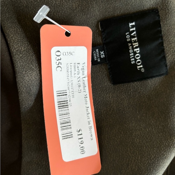 Liverpool Faux Brushed Leather Jacket - Picture 6 of 6